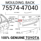 Аксесуари/ТО Ущільнювач скла XW нова 7557447040 TOYOTA Toyota(р)