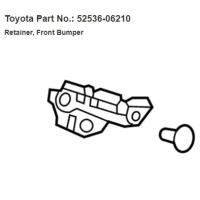 Кузов Кріплення переднього бампера LH Camry XV70 нова 5253606210 GK parts Toyota(р)