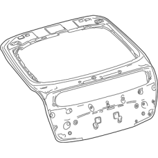 Кузов Багажник 2015-2022 PANEL SUB-ASSY, BACK XW нова 6700547450 TOYOTA Toyota(р)