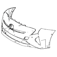 Кузов Бампер передний 2015-2018 XW нова 5211947962 TOYOTA Toyota(р)