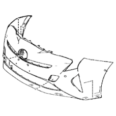 Кузов Бампер передний 2015-2018 XW нова 5211947962 TOYOTA Toyota(р)