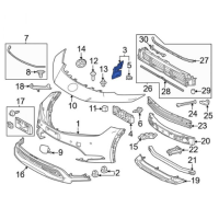 Кузов Кріплення на двері GARNISH(RH),REAR DOOR XW нова 5253747010 TOYOTA Toyota(р)