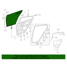 Кузов Панель двери наружная rear RH XW нова 6711347050 TOYOTA Toyota(р)