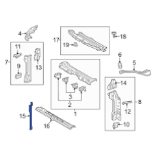 Кузов Кронштейн замку капота Prime PRIME нова 5321747041 GK parts Toyota(р)