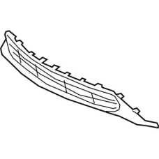 Кузов Решітка бампер без отворів  Grille Radiator Lower Prius XW нова 5311247300 GK parts Toyota(р)