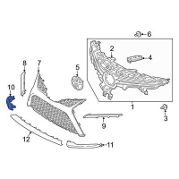 Кузов Губа переднього бампера RH Camry 21- XV70 нова 5312306150 GK parts Toyota(р)