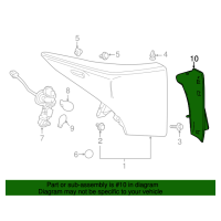 Кузов Накладка кріплень ліхтаря 2016-2019 RH COVER ASSY, PLASTIC XW нова 8149747020 TOYOTA Toyota(р)