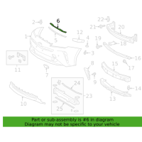 Кузов Резинка на бампер Toyota Prius 2019-2022 XW нова 5339547060 GK parts Toyota(р)