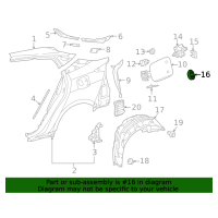 Приладдя/Двигун/Паливна система Люк паливного бака 2018-2022 fuel filler XW нова 7737847040 TOYOTA Toyota(р)