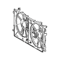Приладдя/Двигун/Паливна система Дифузор радиатора 2016-2022  cooling fan shroud XW нова 1671137160 GK parts Toyota(р)