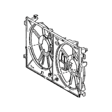 Приладдя/Двигун/Паливна система Дифузор радиатора 2016-2022  cooling fan shroud XW нова 1671137160 GK parts Toyota(р)
