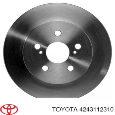 Трансмісія/Підвіска Диск гальмівний задній для Toyota 2009-2022 XW нова 4243112310 GK parts Toyota(р)