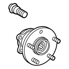 Трансмісія/Підвіска Ступиця задня 2015-2022 Hub & Bearing Assembly XW нова 4241047030 TOYOTA Toyota(р)