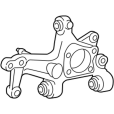 Трансмісія/Підвіска Кулак поворотний, цапфа 2015-2022 KNUCKLE ASSY, STEERING XW нова 4230547050 TOYOTA Toyota(р)
